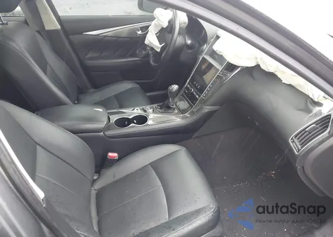 2015 Infiniti Q50 Premium from USA, damaged, VIN JN1BV7APXFM358127